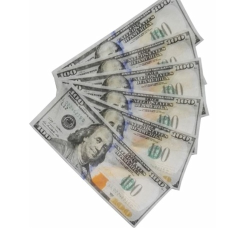 

240 шт. Смешные инновационные империи $ 100 долларов сигаретные бумаги