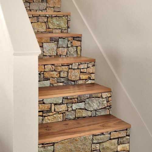 

6 Pcs/Set 3D Landscape Self-adhesive Stairs Risers Stickers