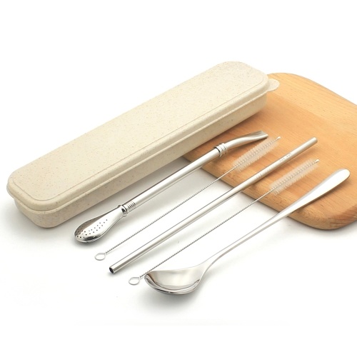 

Stainless Steel Straw Pearl Milk Tea Straws Kit