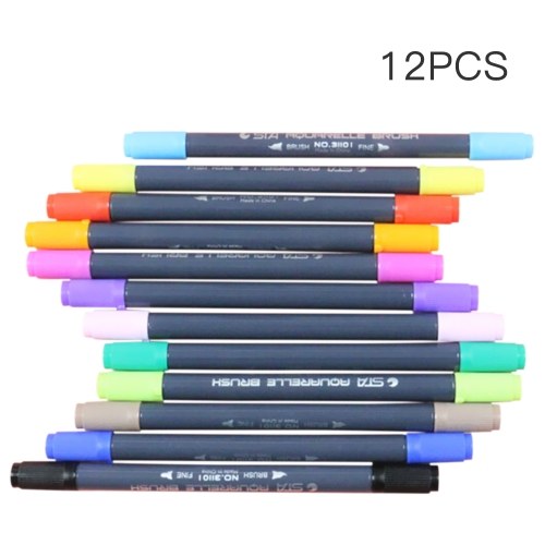 

1/12/24/36/48 / 80PCS STA Watersoluble Double Headed Mark Pen