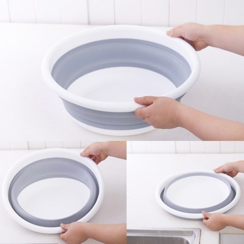

Portable Foldable Water Washbasin Collapsible Washing Basin