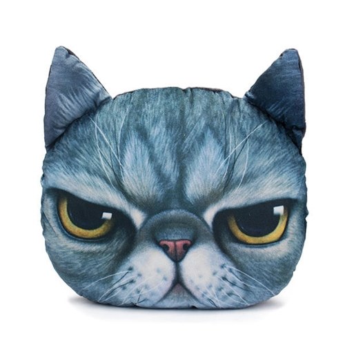 

Cute Plush 3D Animals Head Shape Throw Pillowcase