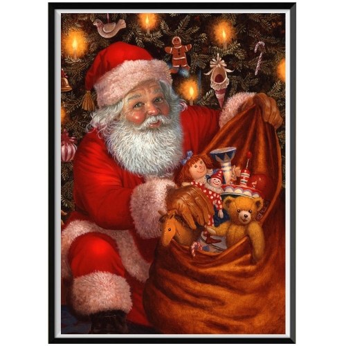 

Santa Claus Full Rhinestone Cross Stitch Diamond Painting Kit