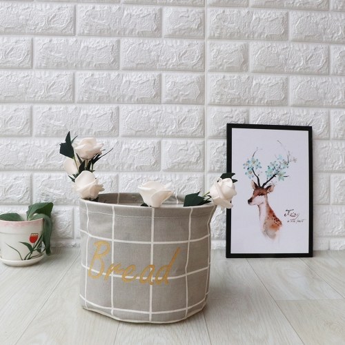Water-Resistant Lovely Cloth Art Storage Bucket