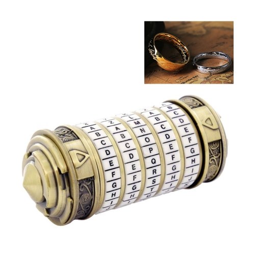 

Code Toys Metal Cryptex Locks Wedding Gifts Valentines's Day Gift Password Present