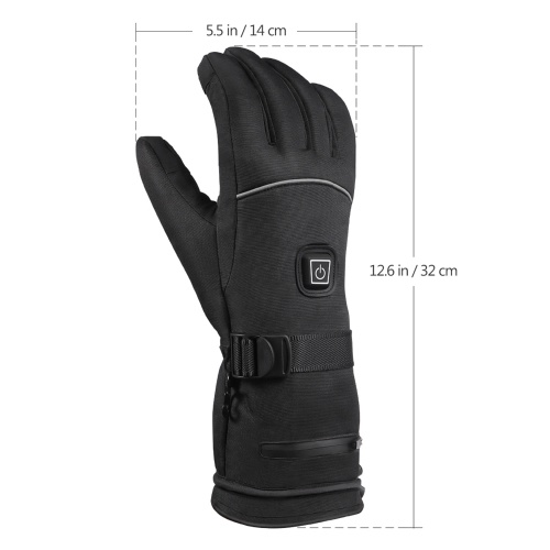 

Heating Warm Gloves Electric Ski Gloves 3 Level Temperature Control for Climbing Skiing