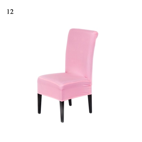 Universal Removable Washable Elastic Cloth Stretch Chair Cover Slipcover 21 Colors Available Home Dining Room Hotel Wedding Banquet Party Decorations