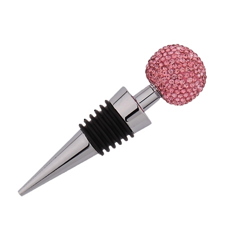 

Decorative Wine Stopper Bling Rhinestone Wine and Beverage Bottle Stoppers Reusable Plug Crystal Stopper for Wine
