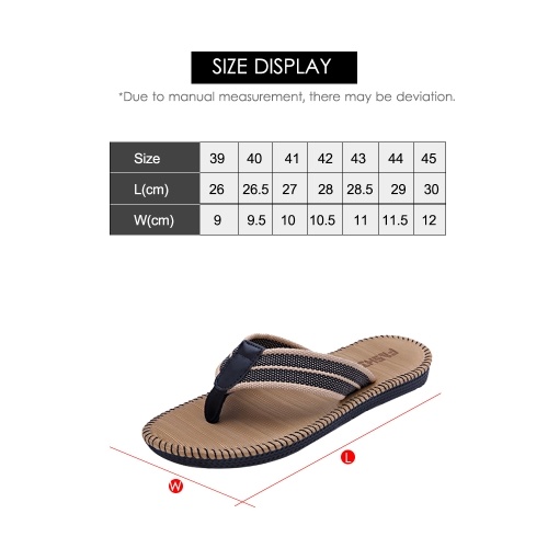 

Men's Sandals Flip-Flop Slipper Shoes Anti-Slip EVA Flip Flops Flat Shoes with Comfortable Footbed for Outdoor Indoor Home Beach Sea