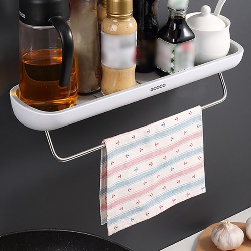 

Bathroom Shelf Wall Mounted Shower Caddy No Drilling Shower Storage Basket Kitchen Storage Rack Shelf Shower Organizer for Shampoo Conditioner Soap Towels