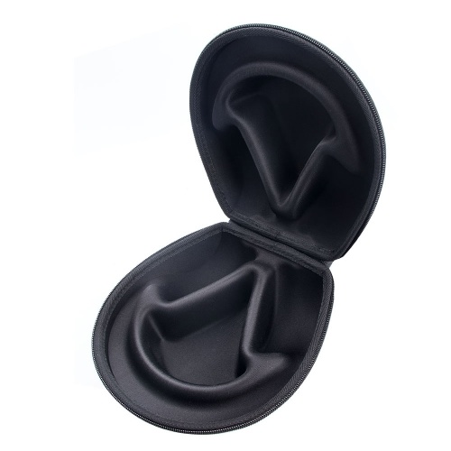 

Headphone Case for Beats Studio1/2/3 Solo Wireless SONY Headphones Earmuff's Diameter below 8cm Wireless Headphones Storage Box EVA Hardshell Handbag (Black)