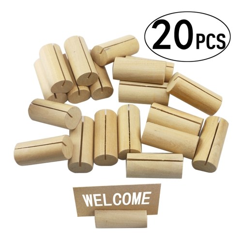 20PCS Native Tree Branch Wedding Decoration Artware Home Festival Decoration Card Clip Message Card Base