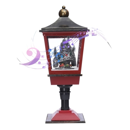 

Christmas Musical Snow Lantern Plug in LEDs Fairy Lights Lamp