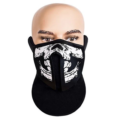 

Halloween Mask Costume Party Cosplay Prank Face Cover LED Rave Mask