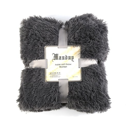 

Long Fur Throw Blanket for Couch Bed Chair 63''x 79''
