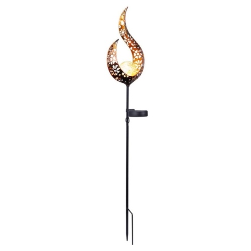 

LED Solar Lights Hollow Out Sun Moon Shaped LED Garden Stake Light