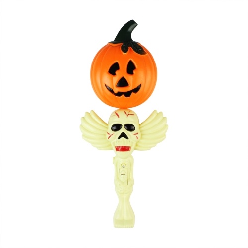 

Halloween LED Lights & Scarry Laughing Sound Skull Wands