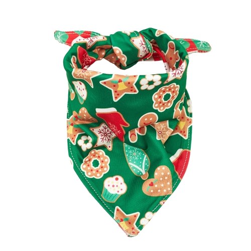 

Dog Scarf Bandana Christmas Dog Kerchief Pet Triangle Bibs Scarf Pet Saliva Towel Accessories Washable