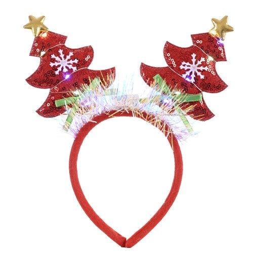 

Illuminated Glow Christmas Headbands