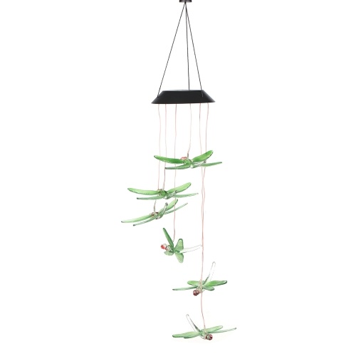

Solar Wind Chimes Butterfly Color Changing Mobile Light