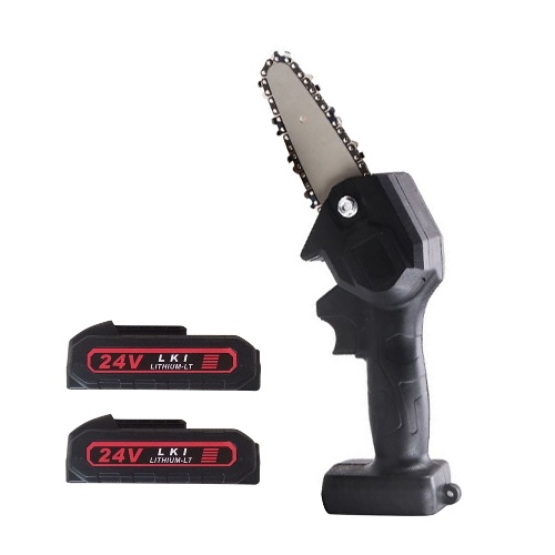 

24V Lithium Battery(Two) 4 Inch Guide Plate Cordless Chain-Saw