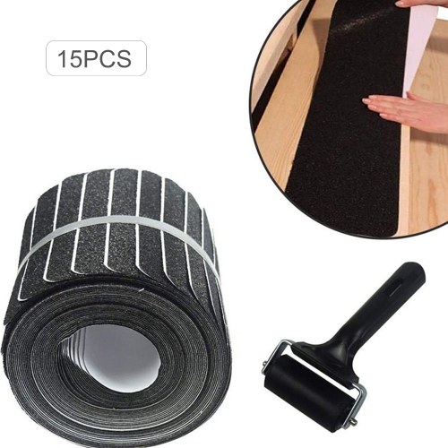 

15PCS Non Slip Tape with Rubber Brayer Roller （5.9*23.62inch）