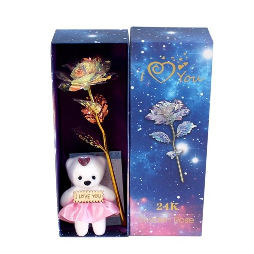

Artificial Colorful Rose Flower