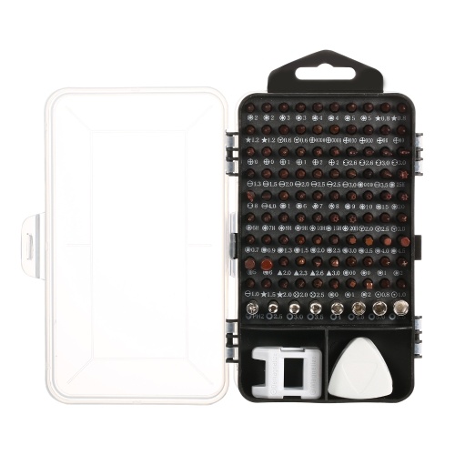 Electronic Repair Tool Preicision Screwdriver Bit 115 in 1 Magnetic Screwdriver Set for Phone Tablet PC