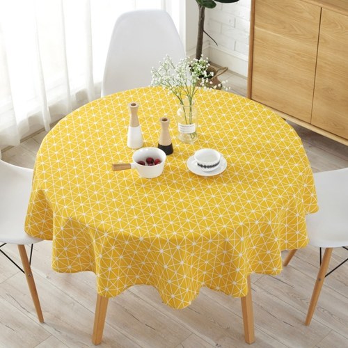 

Northern Europe Style Terylene&Cotton Mixed Round Table Cloth