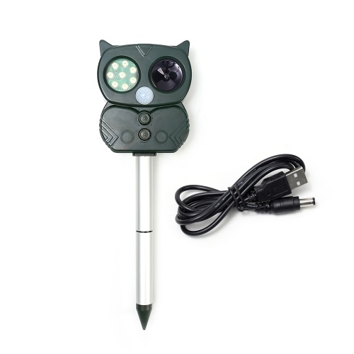 USB Outdoor Animal Driving Device Solar Energy Repeller Frighten Animal Machine USB Mouse Expeller