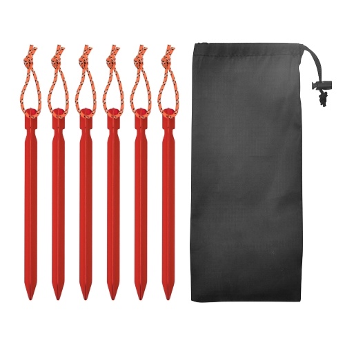 

6PCS Practical 7-Shaped Tent Stakes Kit