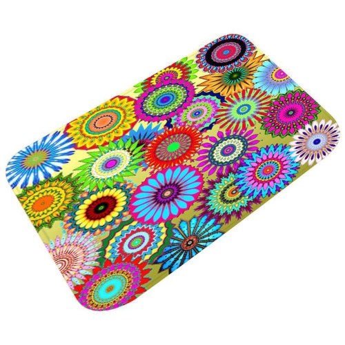 

Area Rugs Non-Slip Bathroom Rug Flannel Door Mat 50*80cm