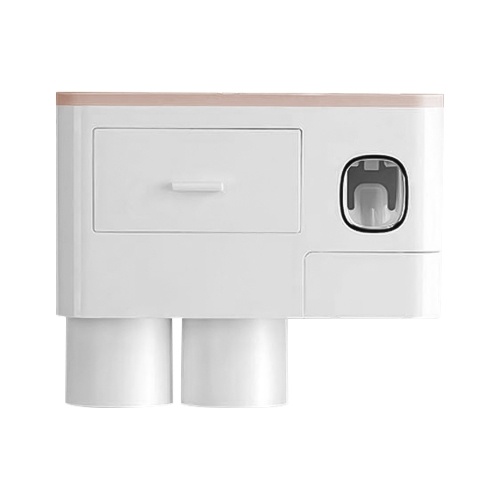 

Wall Mounted Toothbrush Holder with Toothbrush Dispenser