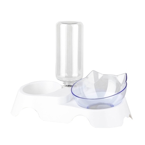 Double Dog & Cat Water and Food Bowl Set