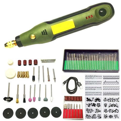 

65 PCS Cordless Rotary Tool Electric Drill Kit