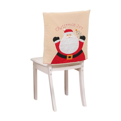 

Christmas Chair Covers Santa Snowman Chair Back Covers Xams Chair Covers Caps Slipcovers for Christmas Festive Home Dinner Table Chairs Decoration Kitchen Party Decor