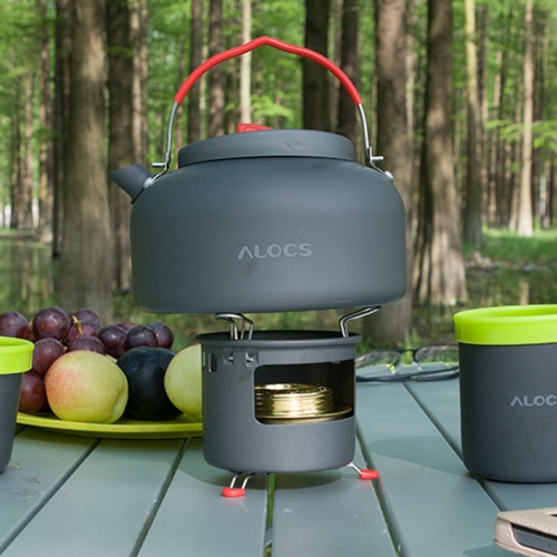 Outdoor Kettle Camping Picnic Water Teapot Coffee Pot 0.8L Aluminum Pot