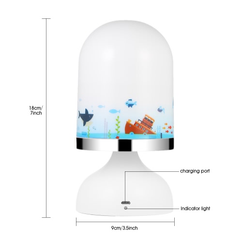 

Portable USB Rechargeable Vibration Sensor Baby Room Hanging LED Night Light Nursery Bedroom Lamp Yellow Light
