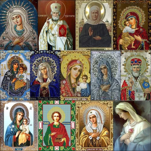 

DIY Handmade 5D Diamond Painting Христианство Украшение шаблона персонажа для гостиной Спальня исследование