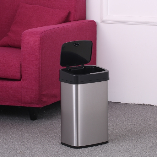 

NINESTARS 3.9 Gallon Smart Sensor Touchless Trash Can Kitchen Garbage Bin Garbage Can Dust Bin Trash Bin