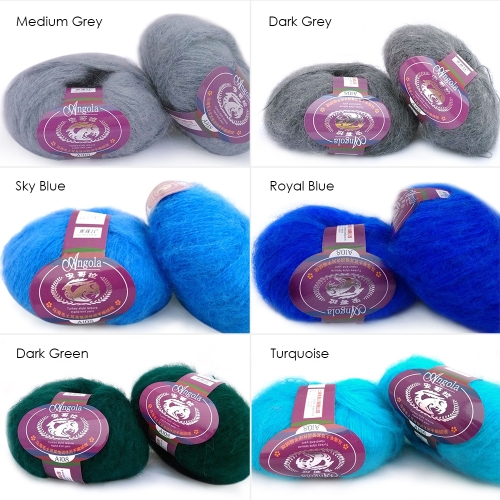 

One Skein Mohair Hand Knitting Soft Yarn Fingering Baby Fine Wool Crochet Threads Scarf Delicate Smooth Women Baby Clothes Style