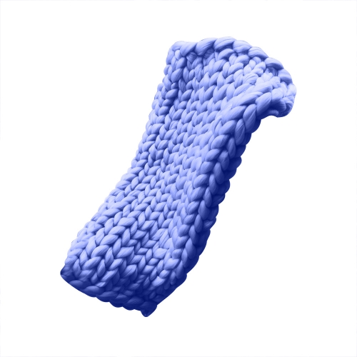 

Chunky Knitted Handmade Thick Blanket