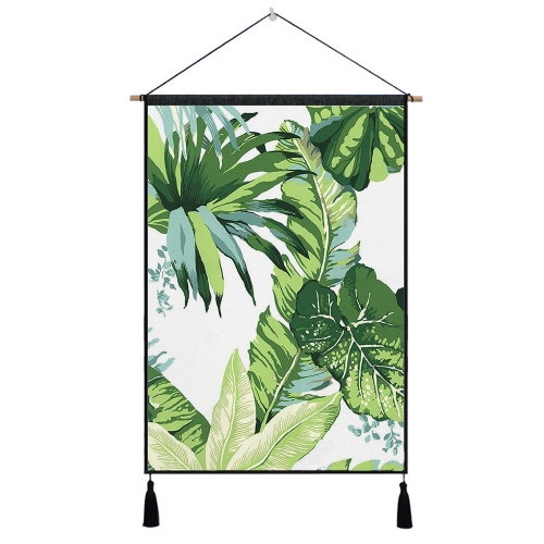 Plantes Tapisserie Wall Art Tapisseries Tropical Home Décoratif Porte Rideau Salon Couvre-lit Feuille Tissu Pendaison Couverture Tapis 1 #