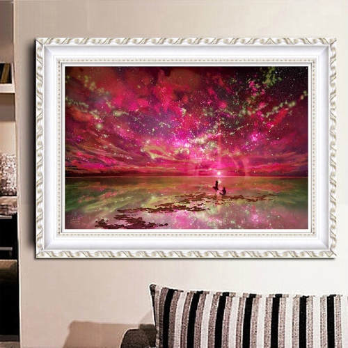 

5D DIY Diamond Painting Beautiful Sunglow Sunset Rhinestone Embroidery Home Decor Gift