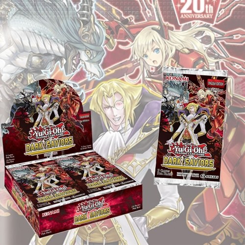

YUGIOH Dark Saviors Booster Box Запечатанный карточный пакет (пламя темноты темноты)
