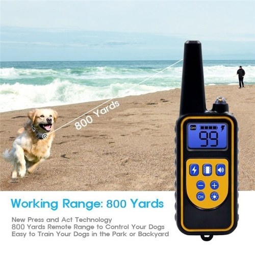 

880 Electric Dog Training Collar Pet Remote Control Waterproof