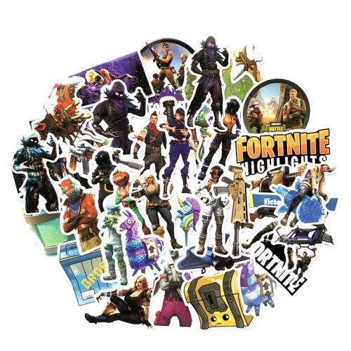 40pcs Fortnite Night Game PVP Games Graffiti-art Sticker Adhesión fuerte pegatinas