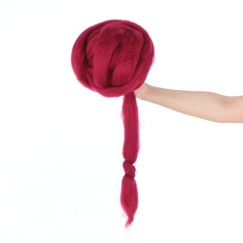 Coperta lavorata a maglia a maglia larga del filato spesso DIY della coperta di lavoro a maglia del braccio della mano