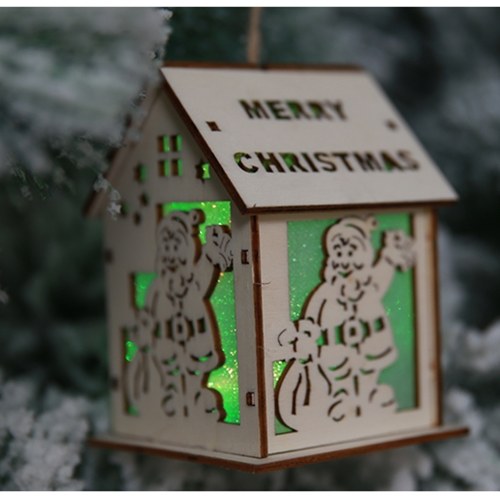 

Christmas Decorative LED Light Wooden House