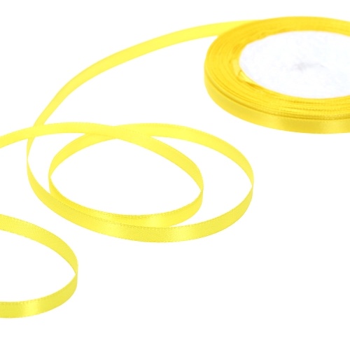 

25 Yards/Roll 6mm Width Silk Satin Ribbon